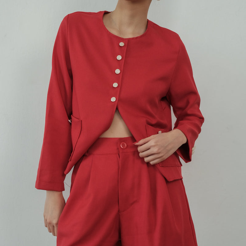 Marioka Red Blazer