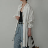 Hirakata White Long Outer