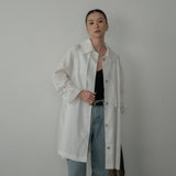 Hirakata White Long Outer