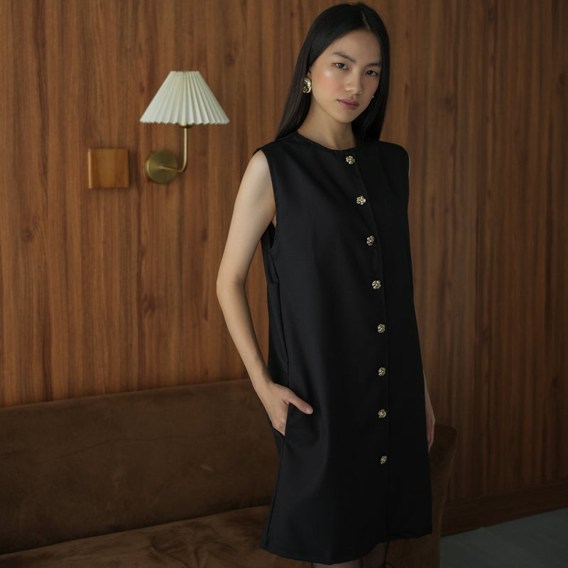 Fukui Black Dress