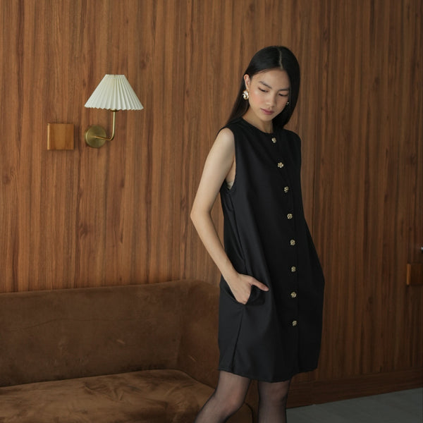 Fukui Black Dress